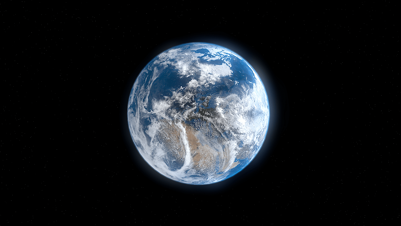 3D Modell Szenario Erde Bild
